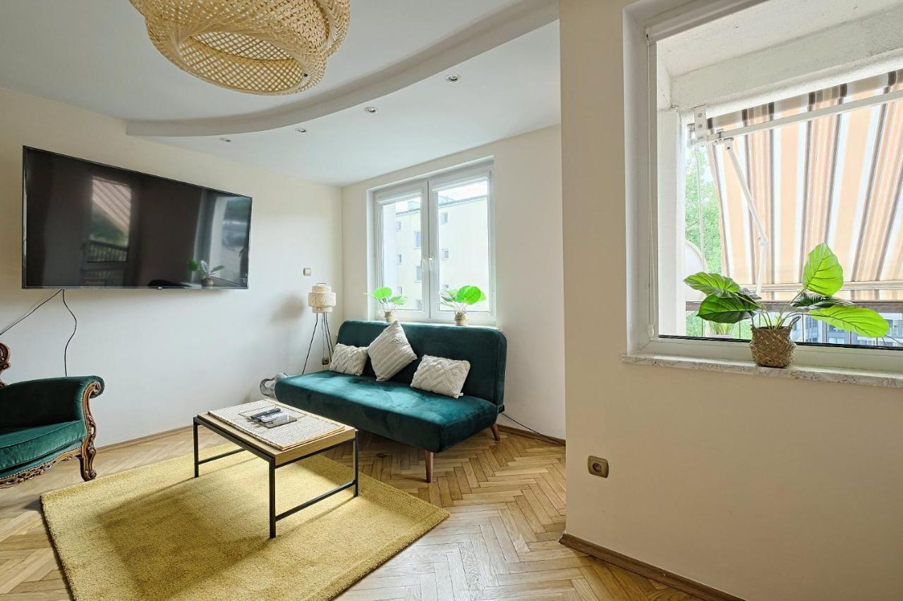 Ferienwohnung 2Br Apt Balcony Tamka 17 Ac Warschau Exterior foto